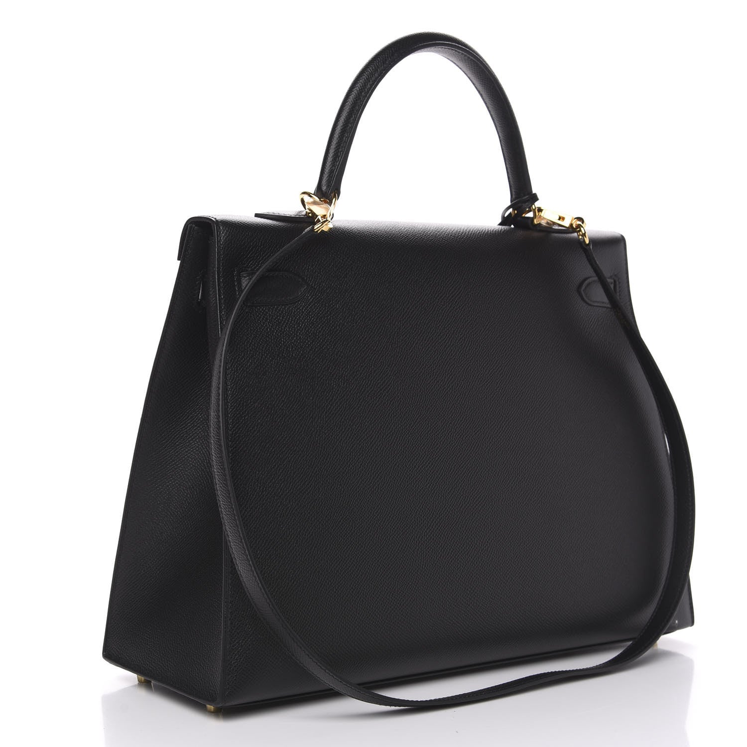 Hermes Epsom Kelly Sellier 35 Black 3 of 10