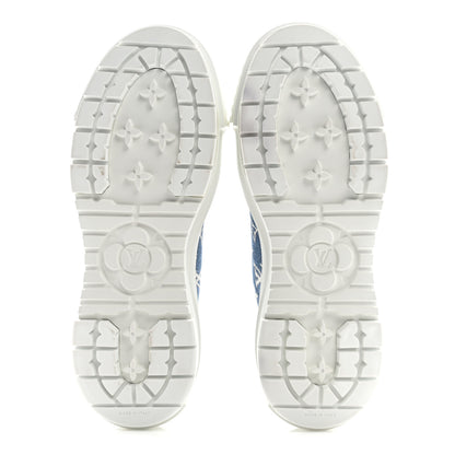 Louis Vuitton Denim Monogram Squad Sneakers 40 Marine 11 of 19