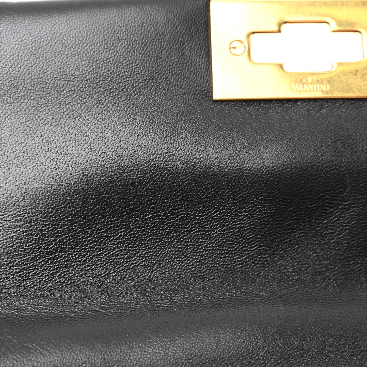 Nappa Medium Roman Stud Shoulder Bag Black