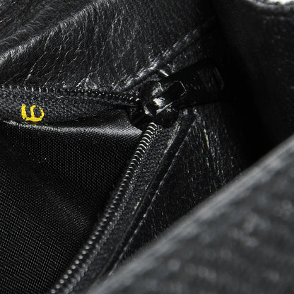 Chanel Woven Raffia Tassel Mini Flap Black 8 of 9