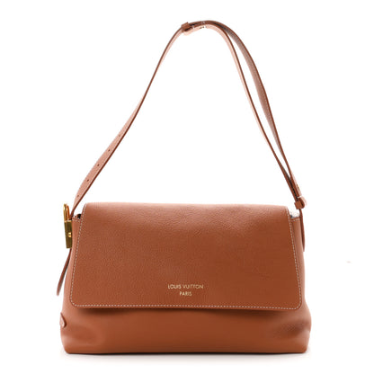 Louis Vuitton Grained Calfskin Low Key Messenger Cognac 1 of 10