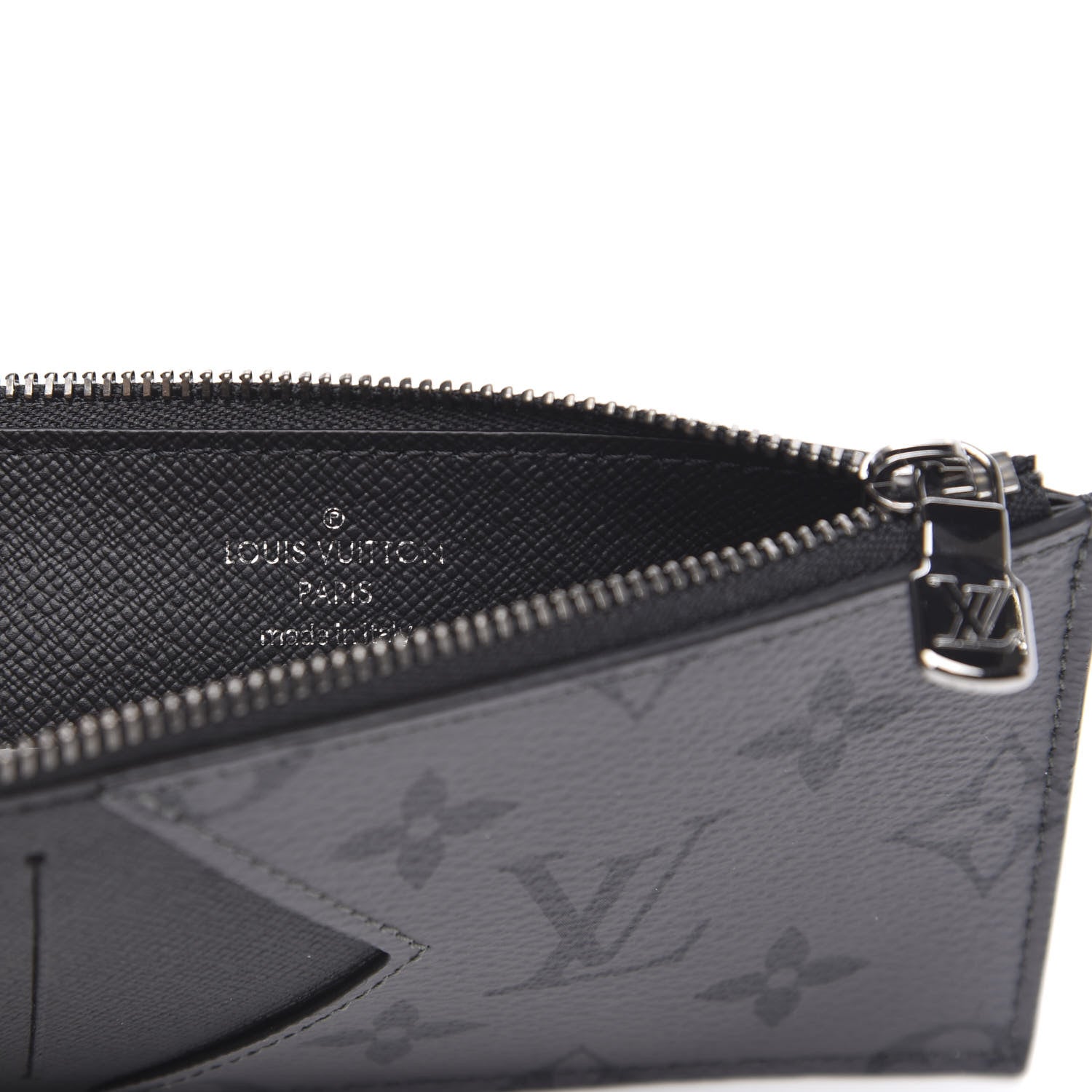 Louis Vuitton Reverse Monogram Eclipse Taiga Coin Card Holder 6 of 6