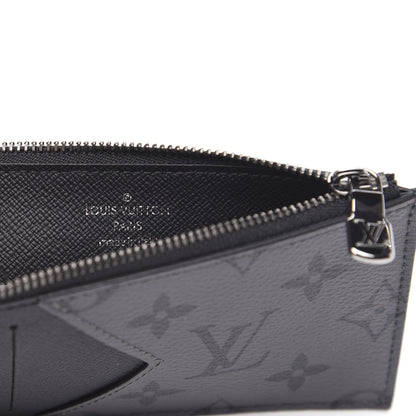 Louis Vuitton Reverse Monogram Eclipse Taiga Coin Card Holder 6 of 6