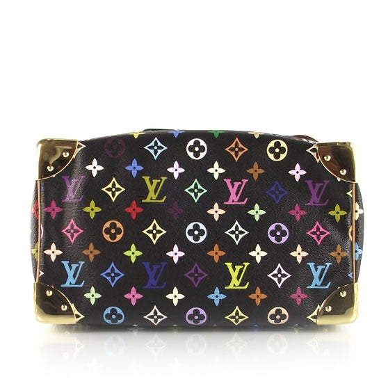 Louis Vuitton Monogram Multicolor Speedy 30 Black 6 of 11