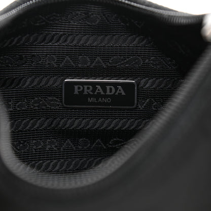 Prada Tessuto Nylon Mini Re-Edition 2000 Bag Black 6 of 10
