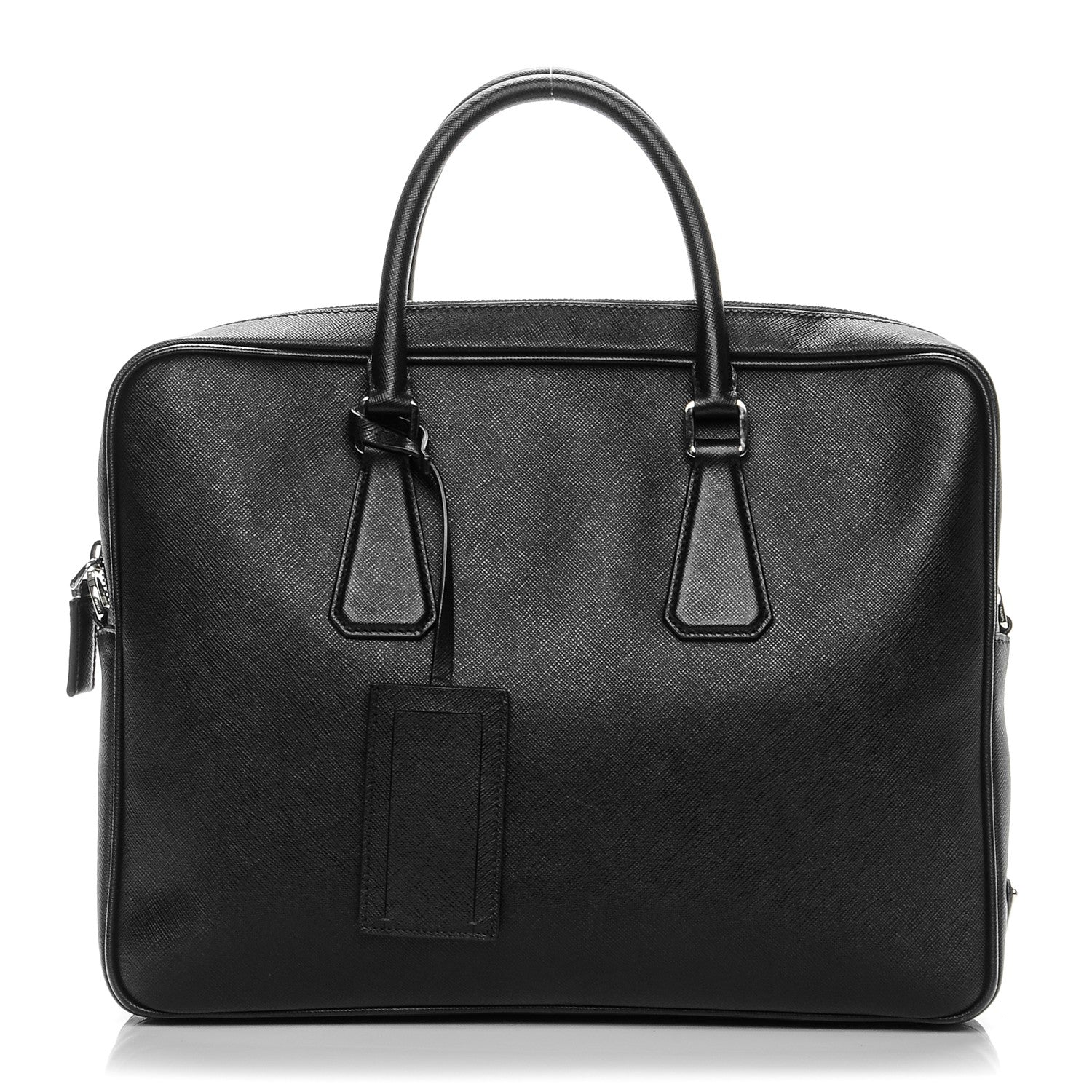 Prada Saffiano Travel Briefcase Nero Black 1 of 8