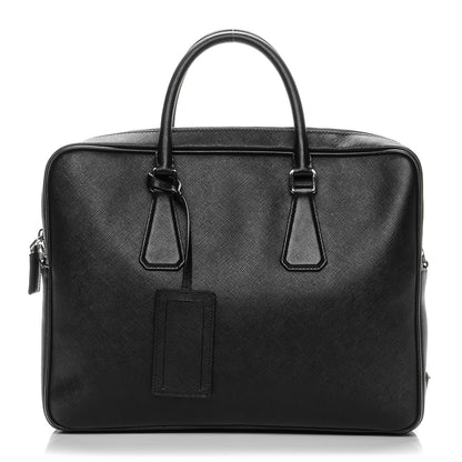 Prada Saffiano Travel Briefcase Nero Black 1 of 8