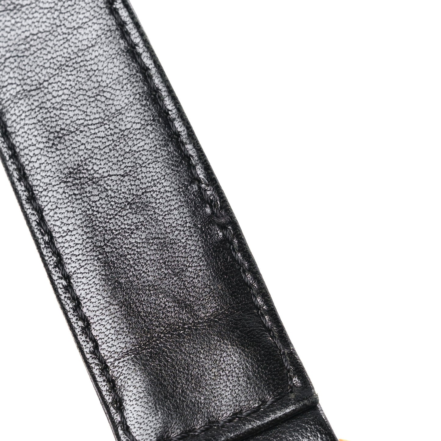 Lambskin Chocolate Bar Quilted Bag Black
