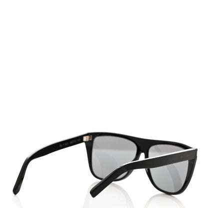 Saint Laurent Acetate SL1 Sunglasses Black 4 of 8