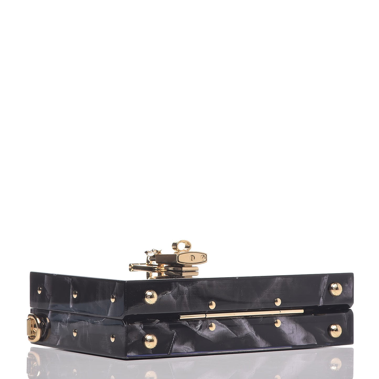 Plexiglass Dolce Box Clutch