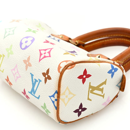 Louis Vuitton Monogram Multicolor Mini Sac HL Speedy White 9 of 14