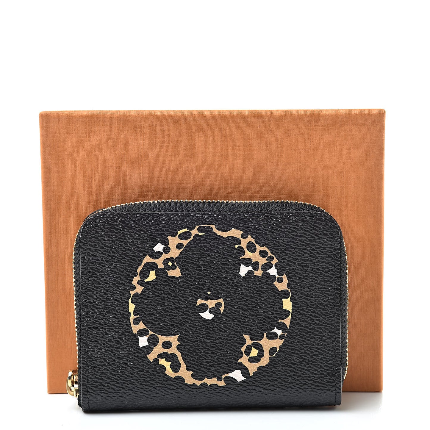 Monogram Giant Jungle Zippy Coin Purse Black