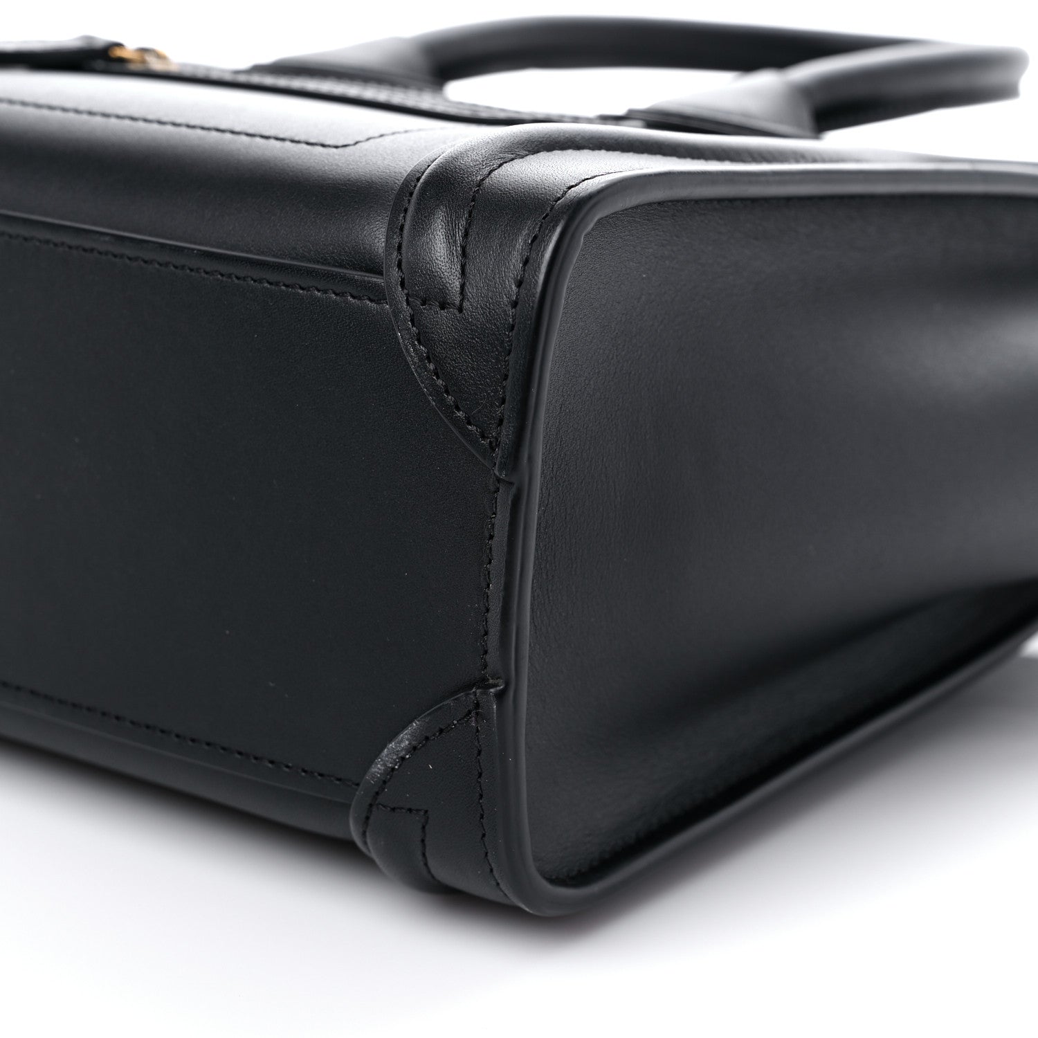 Celine Smooth Calfskin Nano Luggage Black 10 of 14