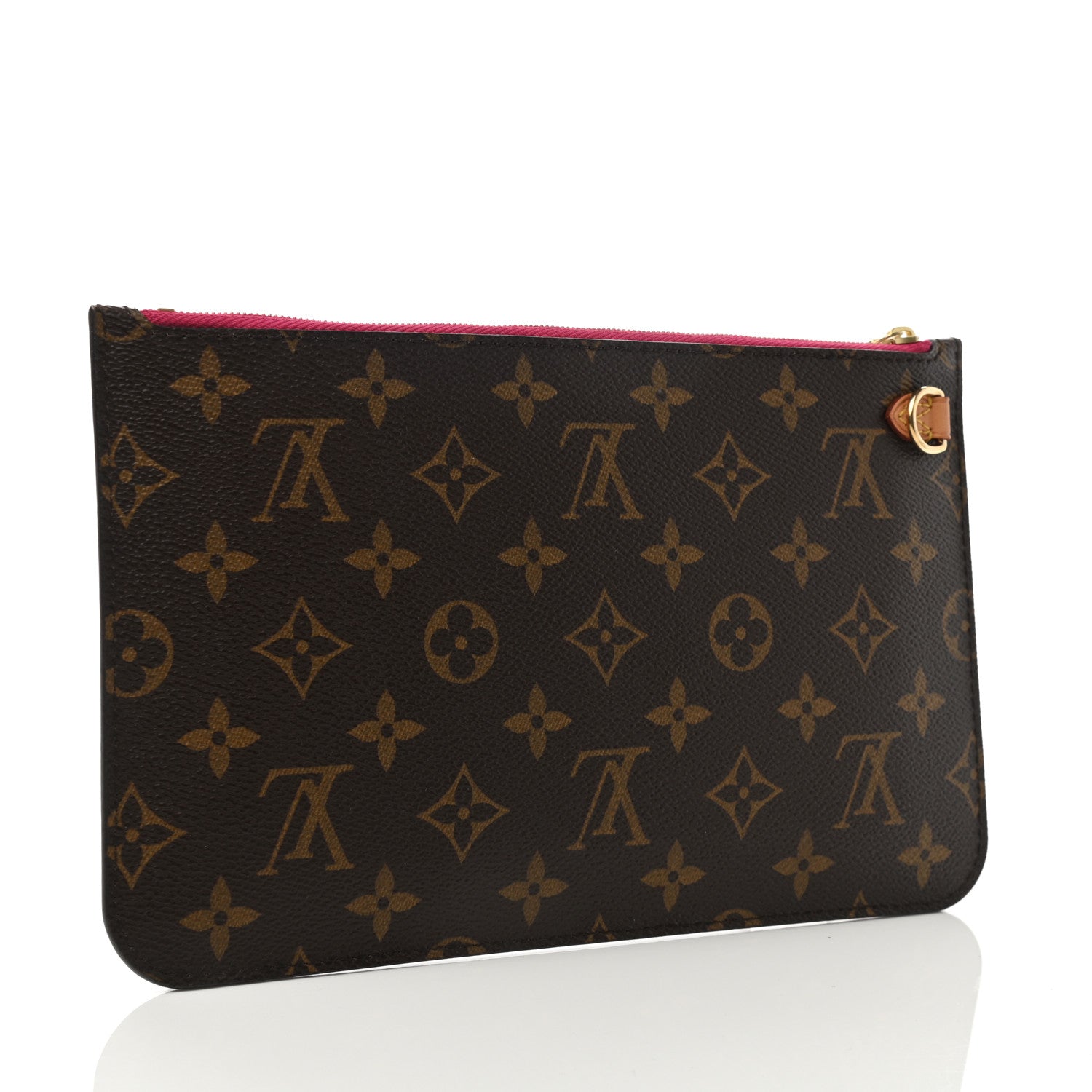 Louis Vuitton Monogram Neverfull MM GM Pochette Fuchsia 3 of 7