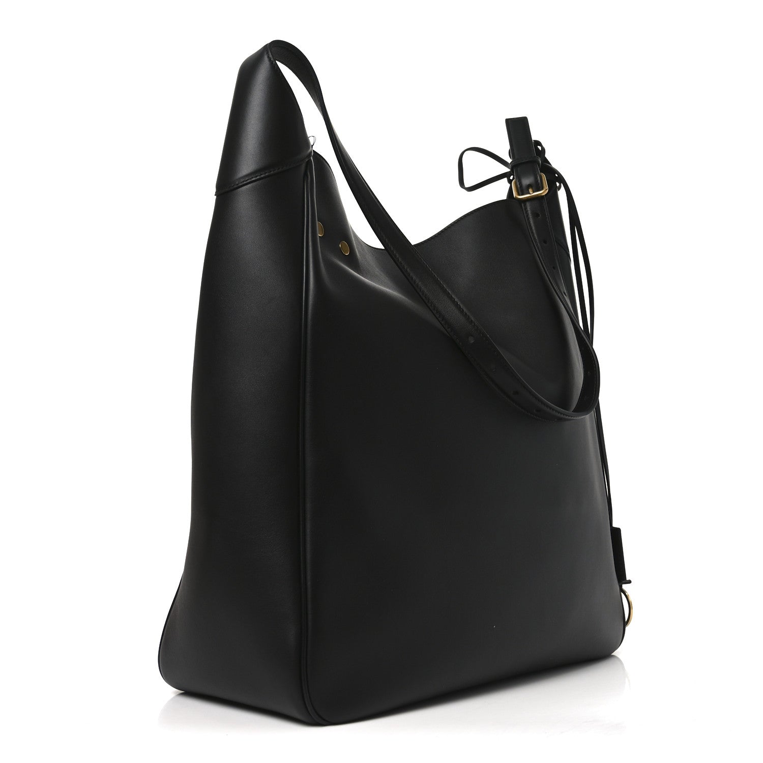 Balenciaga Smooth Calfskin Large Bel Air Hobo Black 3 of 10