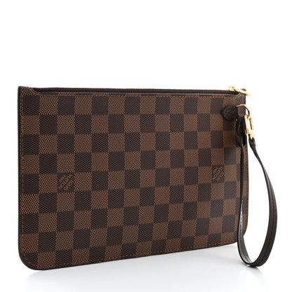 Louis Vuitton Damier Ebene Neverfull MM GM Pochette 3 of 7