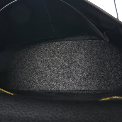 Hermes Taurillon Clemence Kelly Retourne 32 Black 5 of 11