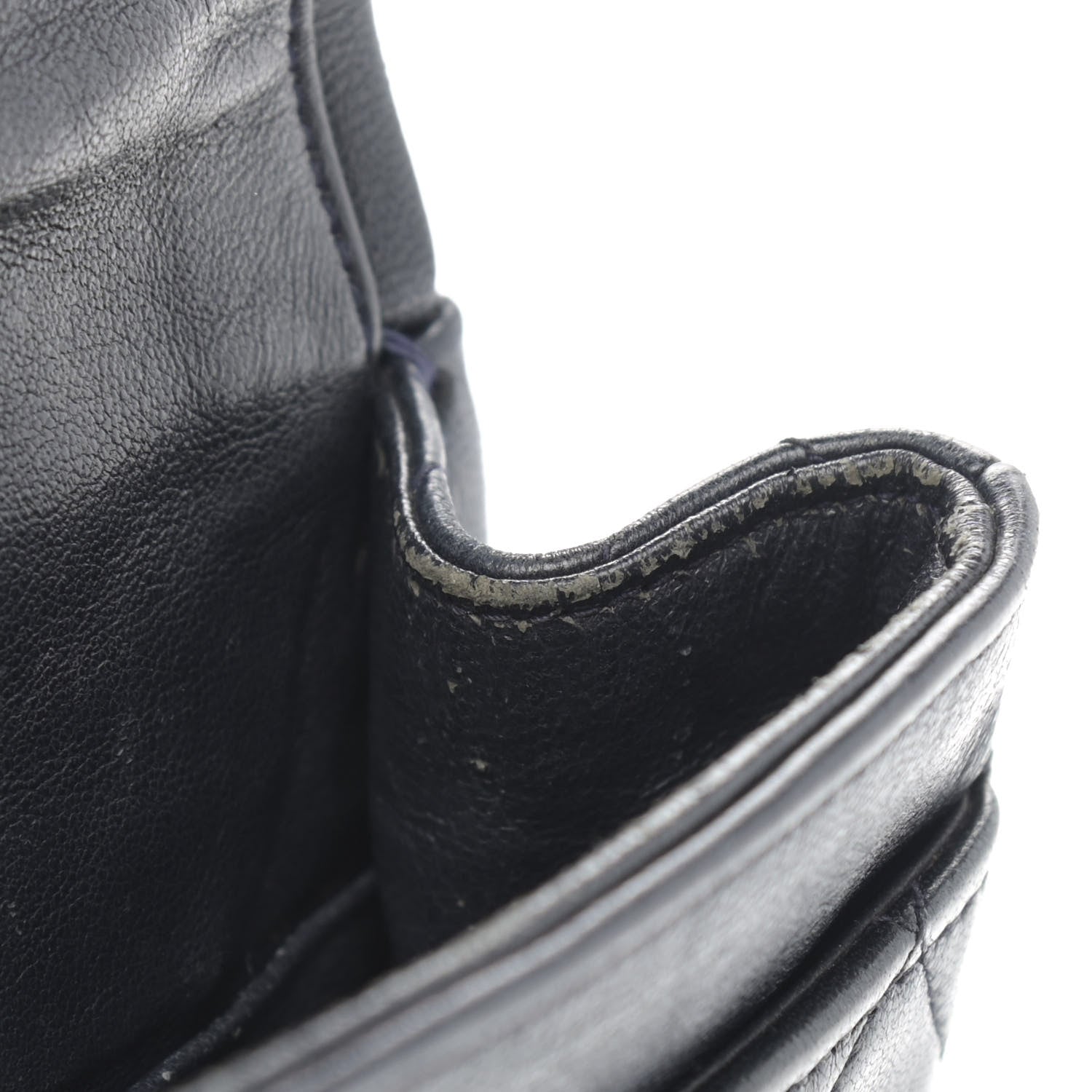 Chanel Lambskin Quilted Small Double Flap Navy 18 of 20