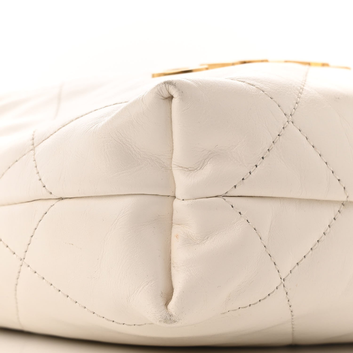 Chanel Shiny Calfskin Quilted Mini Chanel 22 White 9 of 13