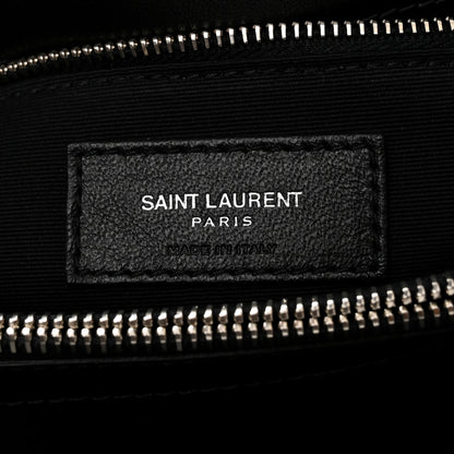 Saint Laurent Calfskin Y Quilted Monogram Medium Loulou Chain Satchel Black 6 of 10