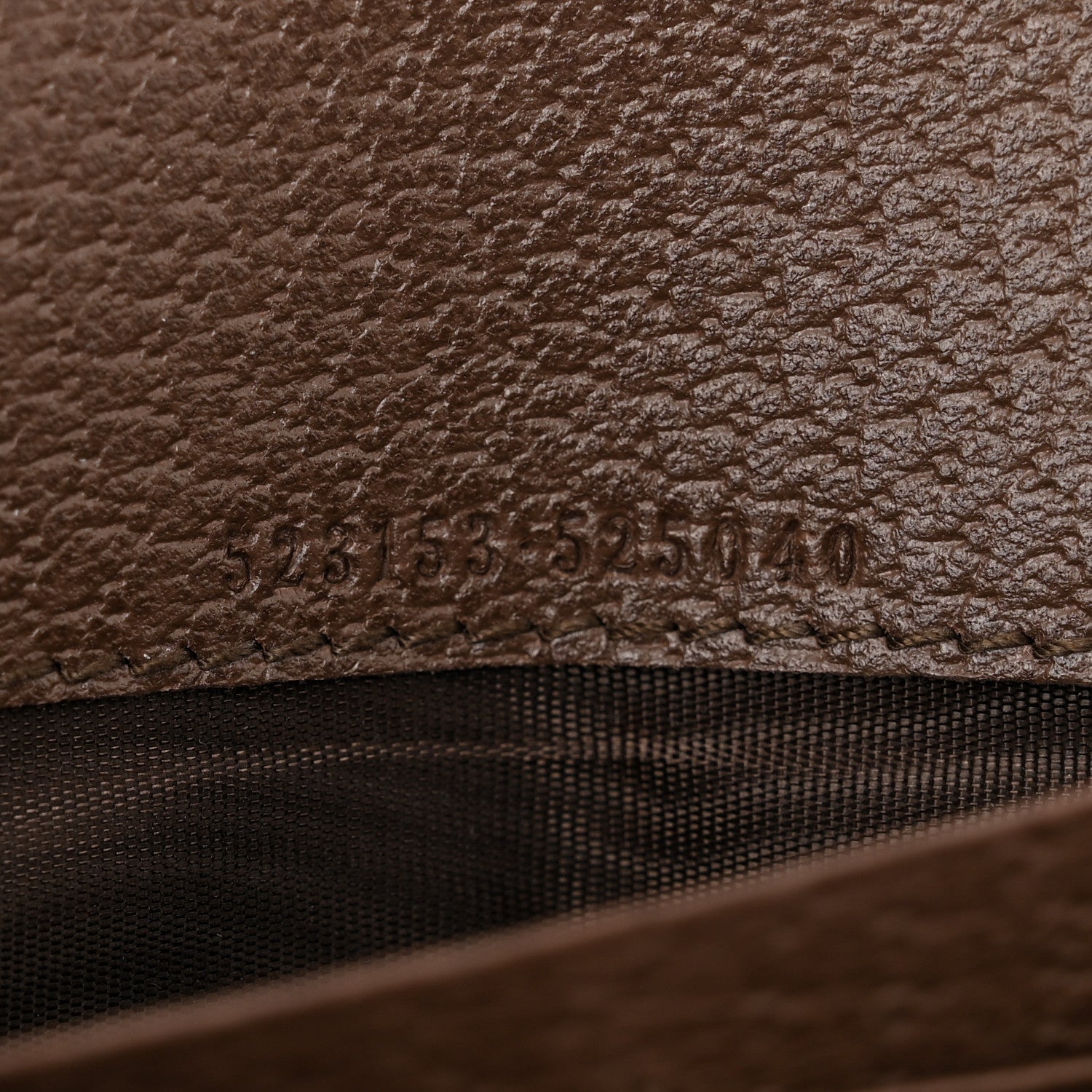 Gucci GG Supreme Monogram Web Ophidia Continental Wallet Brown 7 of 9