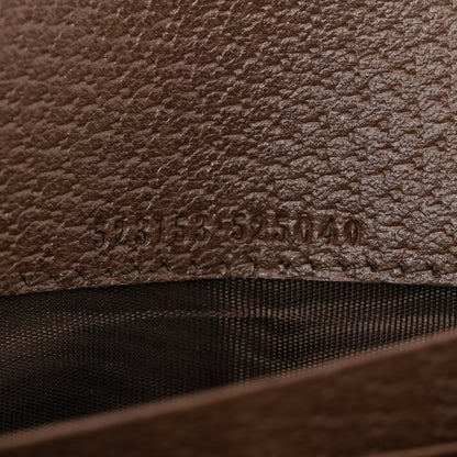 Gucci GG Supreme Monogram Web Ophidia Continental Wallet Brown 7 of 9