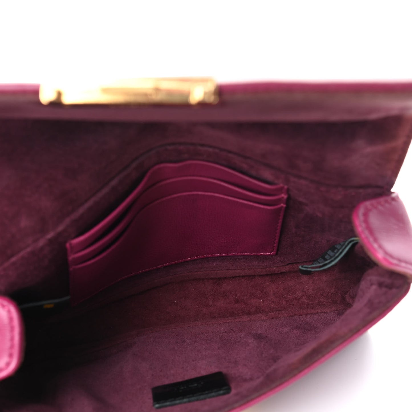 Shiny Nappa Mini Be Baguette Shoulder Bag Ciclamino