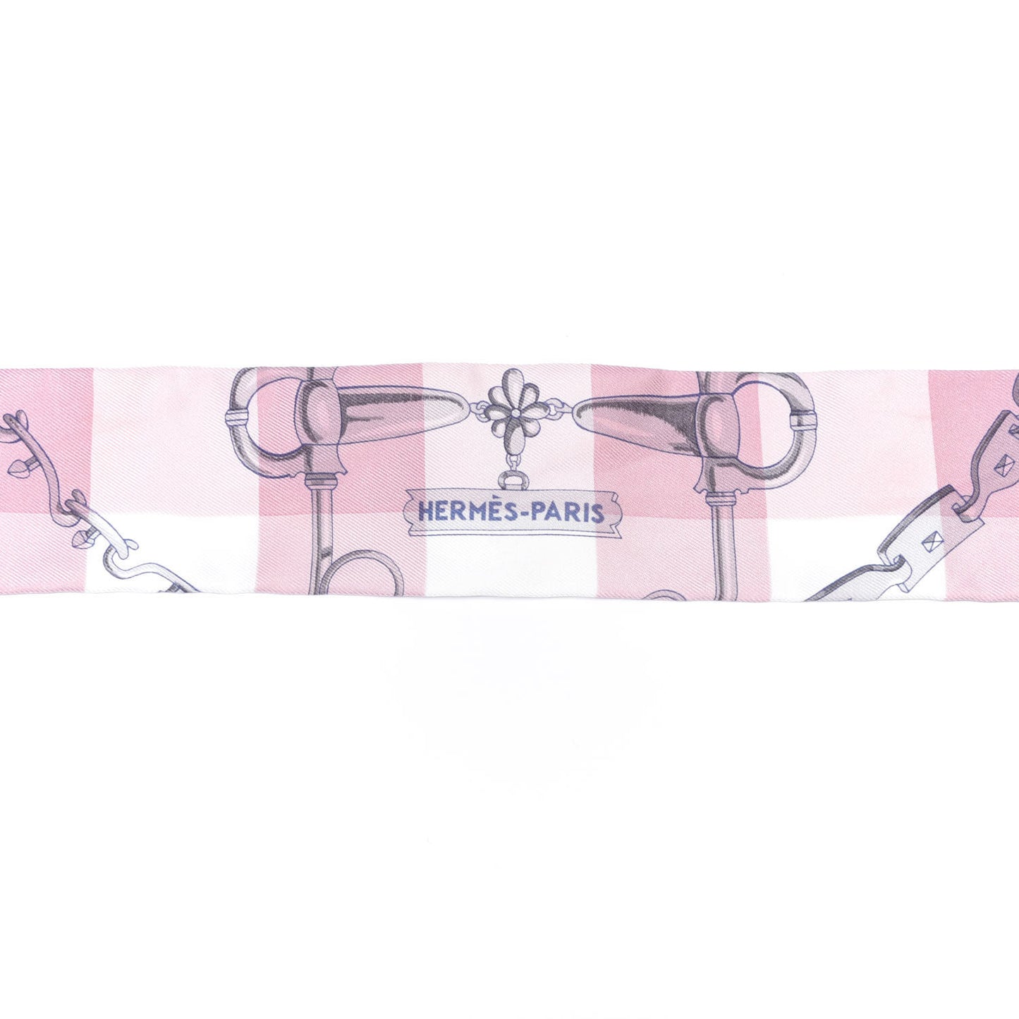 Silk Mors Et Gourmettes Vichy Twilly Parme Mauve White