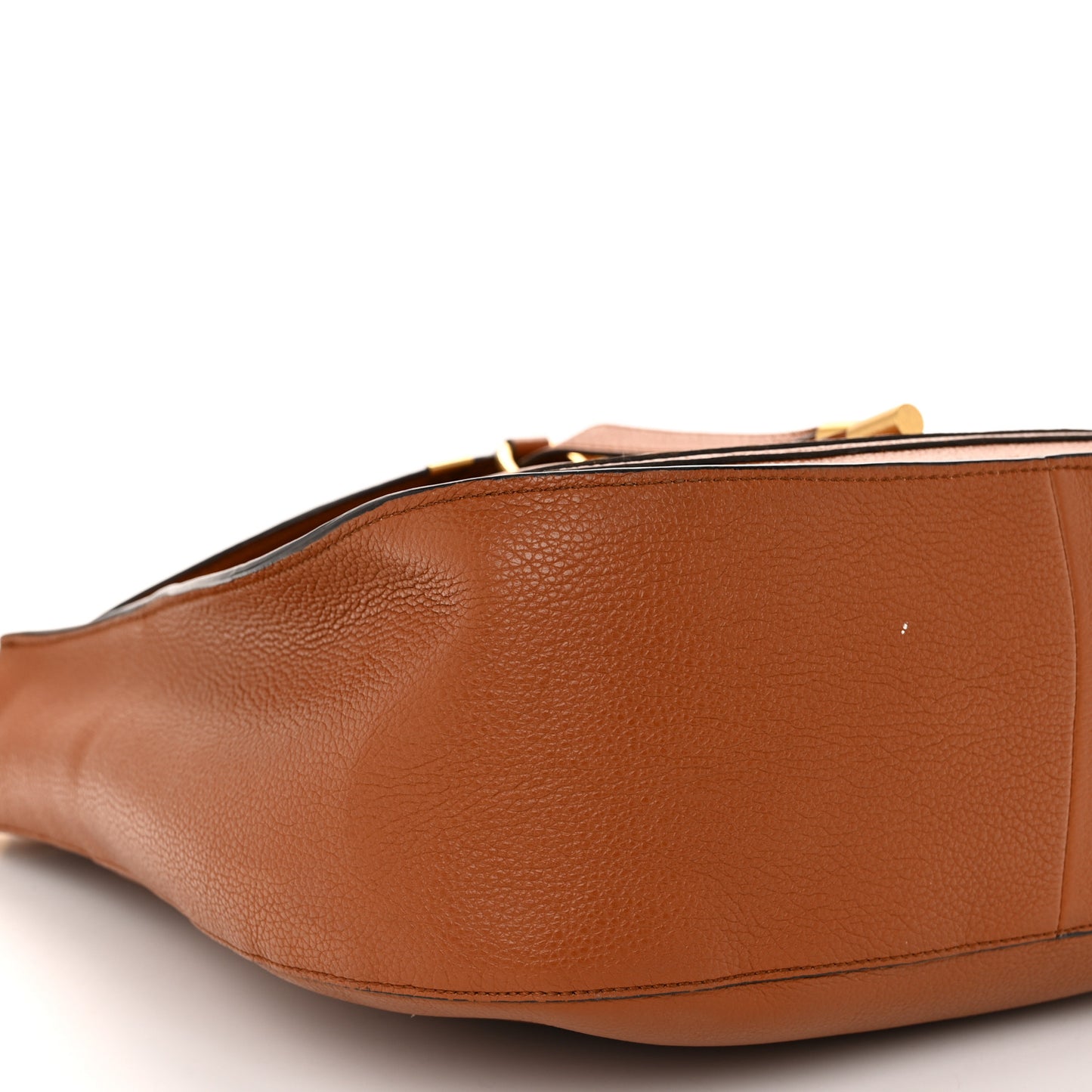 Calfskin Marcie Hobo Tote Tan