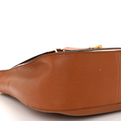 Chloe Calfskin Marcie Hobo Tote Tan 9 of 11