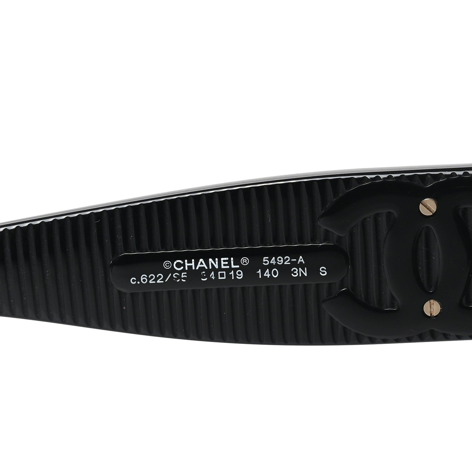 Chanel Acetate Butterfly Large CC Sunglasses 5492-A Black 5 of 7