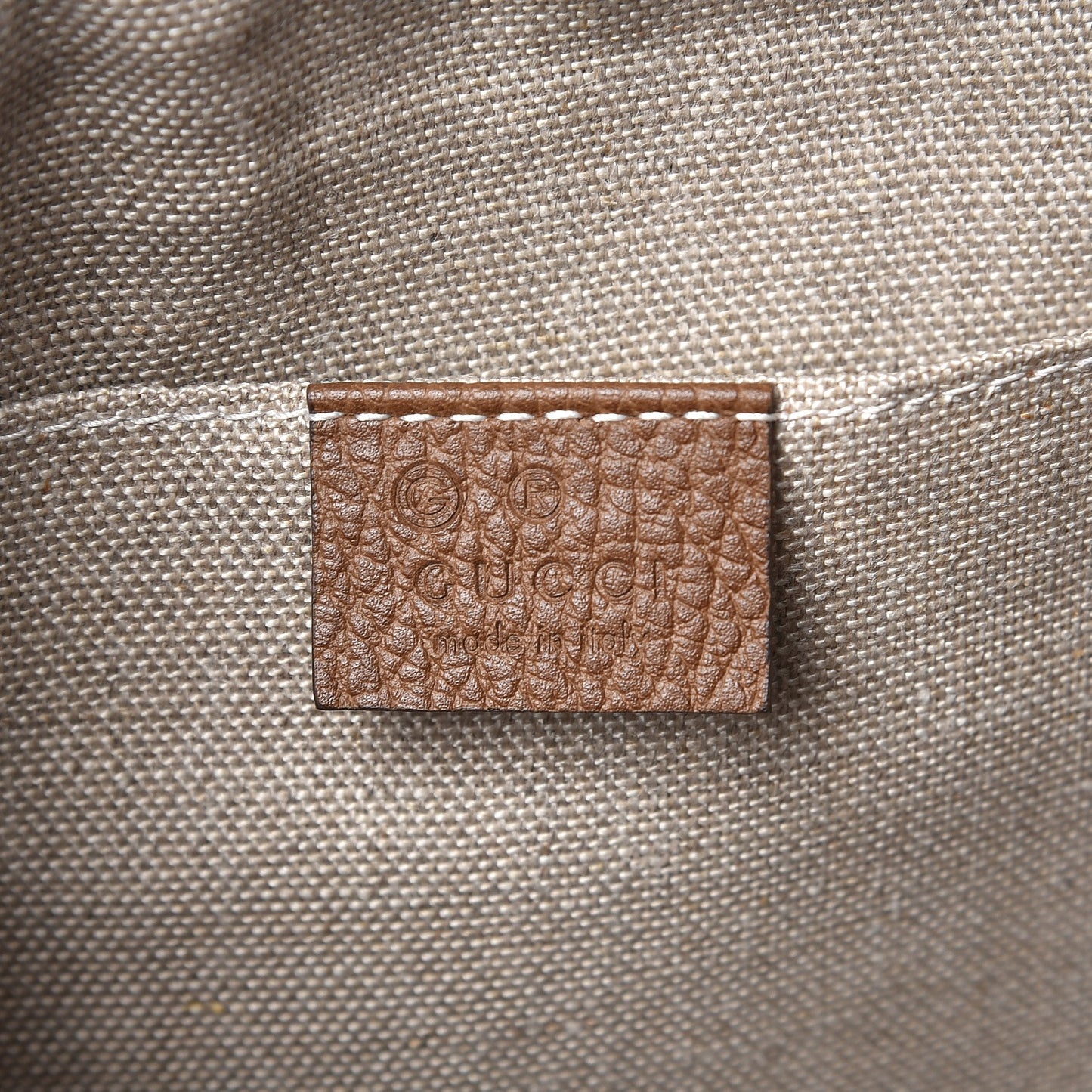 Monogram Mini Bree Messenger Bag Beige Tabacco