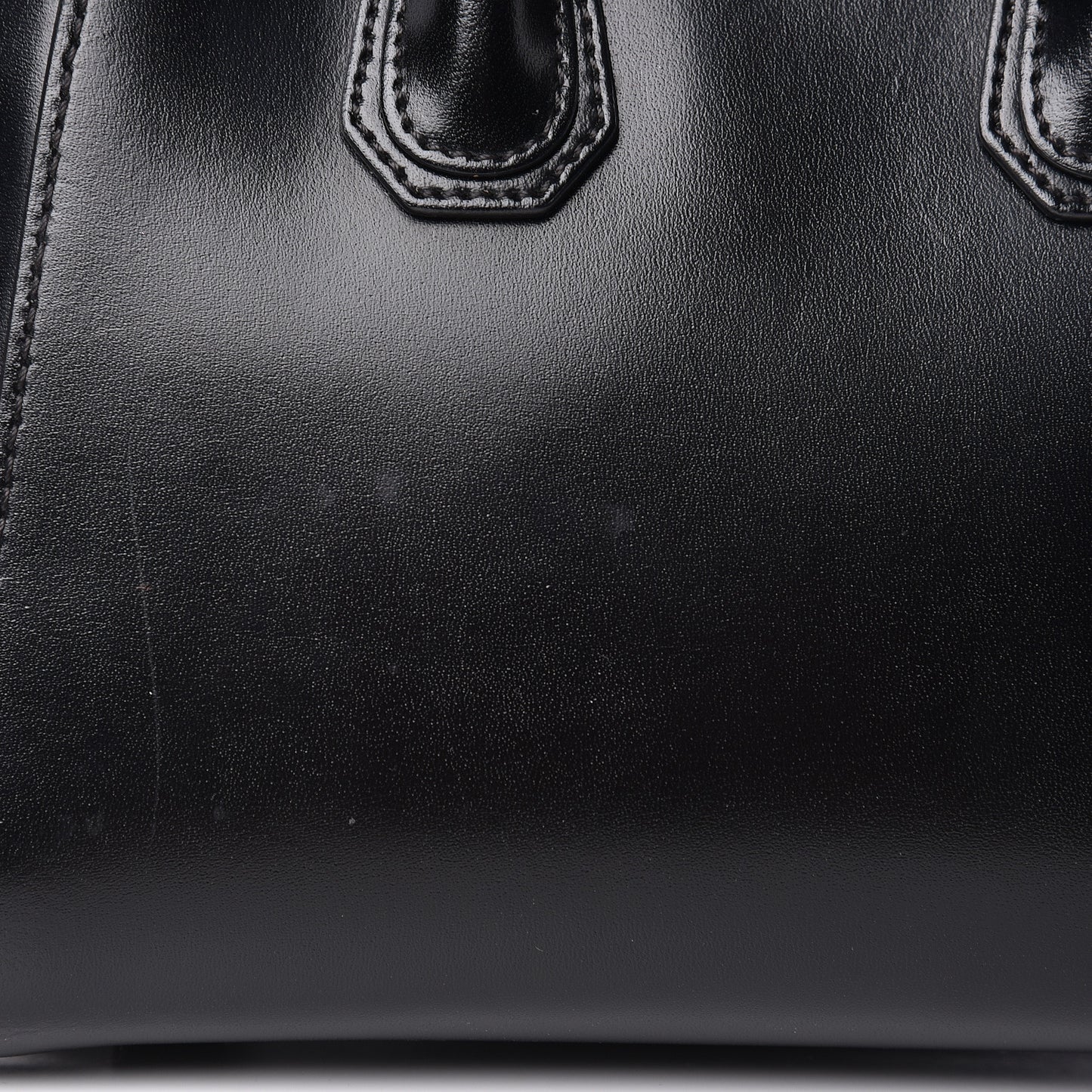 Shiny Lord Calfskin Mini Antigona Black