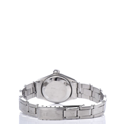 Rolex Stainless Steel 25mm Oyster Perpetual Watch Silver 6618 4 of 8
