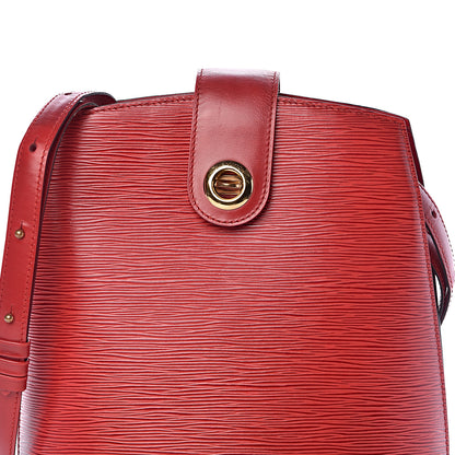 Louis Vuitton Epi Cluny Castillan Red 9 of 9