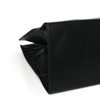 Telfar Vegan Leather Large Shopping Bag Black 8 of 9
