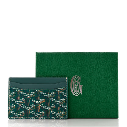 Goyard Goyardine Saint Sulpice Card Holder Green 7 of 7