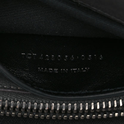 Saint Laurent Sheepskin Matelasse Chevron Monogram Medium College Bag Asphalt 7 of 13