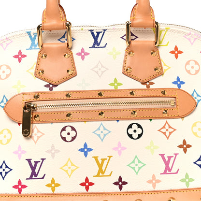 Louis Vuitton Monogram Multicolor Alma White 8 of 11
