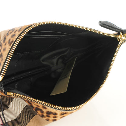 Burberry House Check Calf Hair Leopard Print Peyton Crossbody Clutch Bag 14 of 22