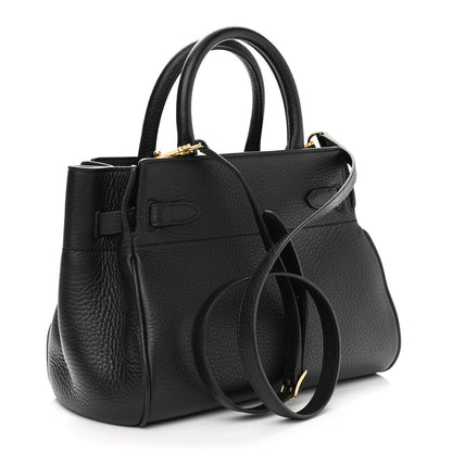 Mulberry Heavy Grain Small Belted Bayswater Tote Black 3 of 10