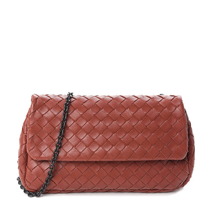 Bottega Veneta Nappa Intrecciato Mini Chain Messenger Brique 1 of 9