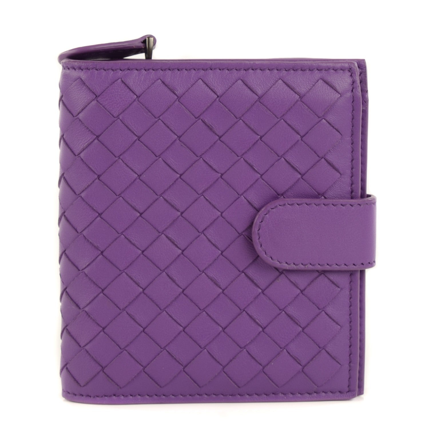 Bottega Veneta Nappa Intrecciato Mini Wallet Byzantine 1 of 9