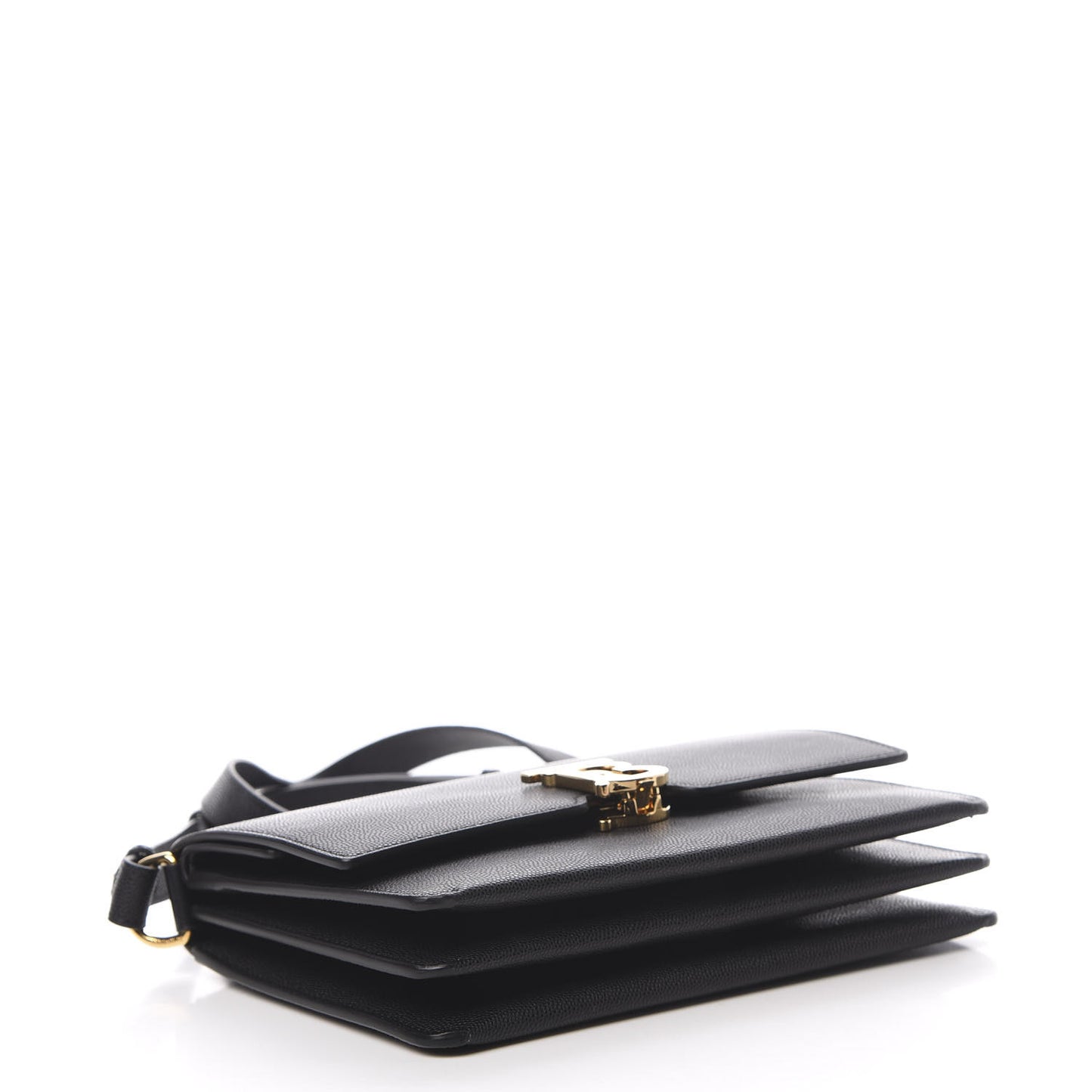 Grained Calfskin Albion TB Bag Black