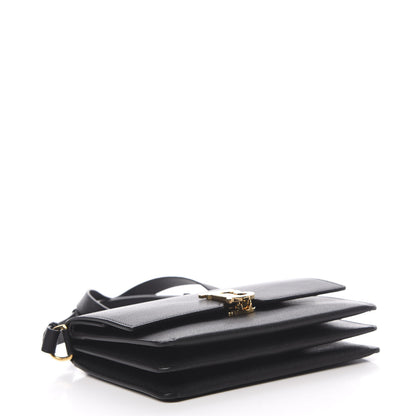 Burberry Grained Calfskin Albion TB Bag Black 4 of 10