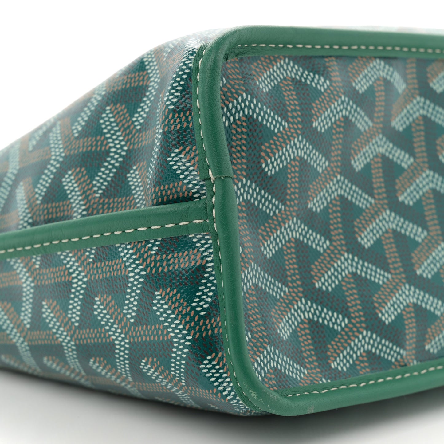 Goyardine Reversible Mini Anjou Green