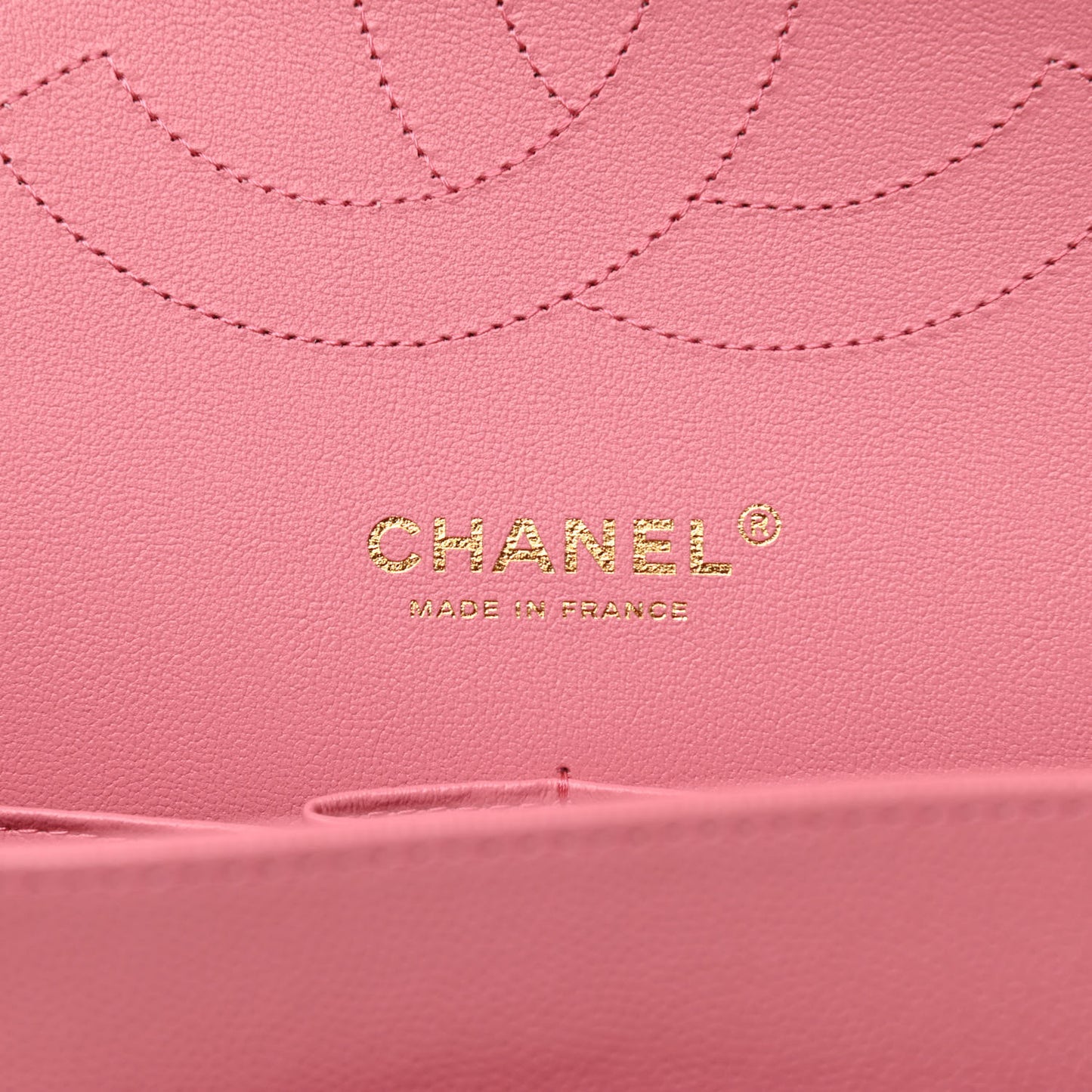 Caviar Quilted Jumbo Double Flap Dark Pink
