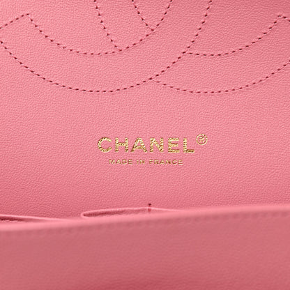 Chanel Caviar Quilted Jumbo Double Flap Dark Pink 5 of 8