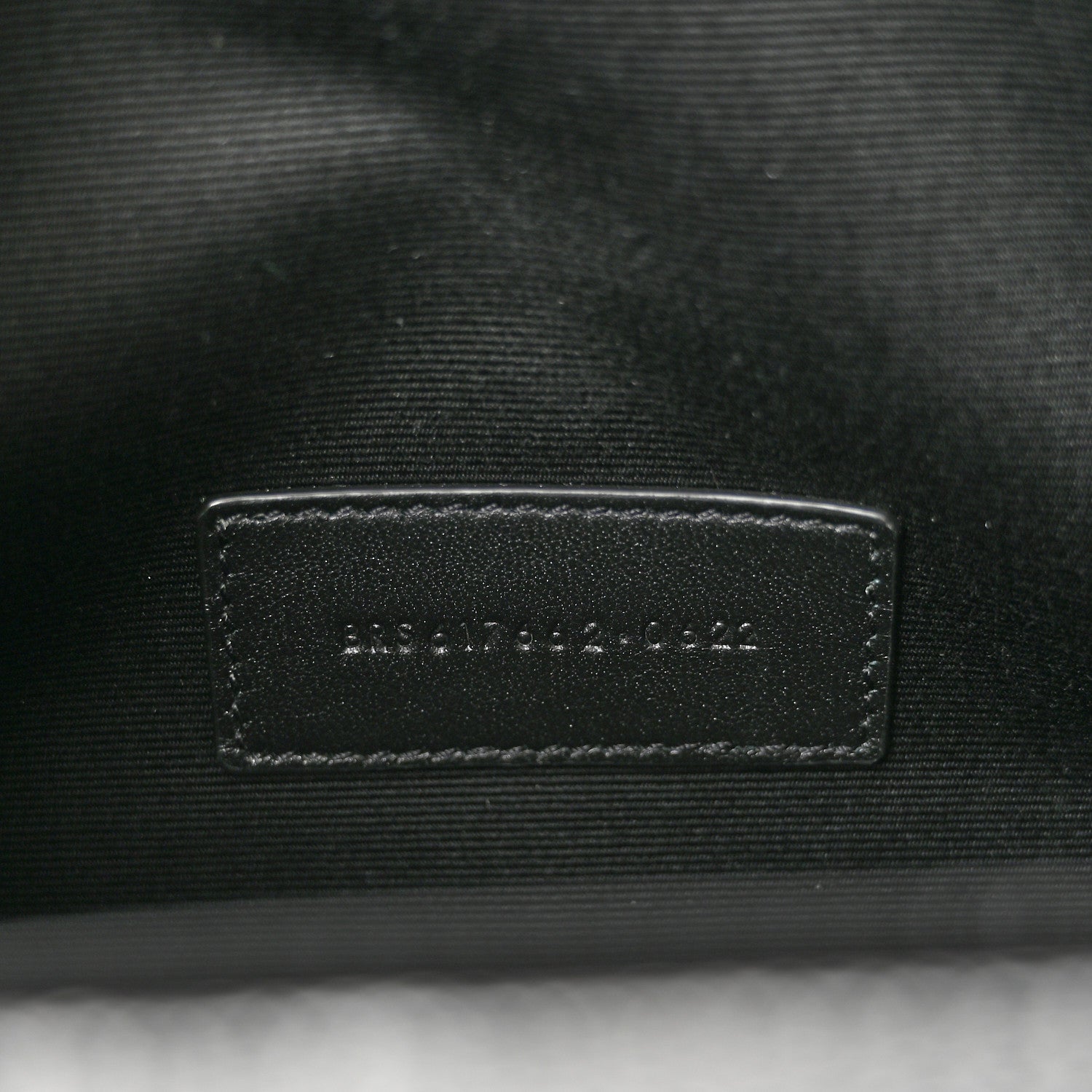 Saint Laurent Grain De Poudre Matelasse Chevron Monogram Envelope Clutch Black 7 of 8