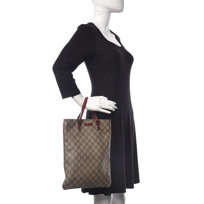 Gucci GG Plus Monogram Vertical Tote Red 2 of 24